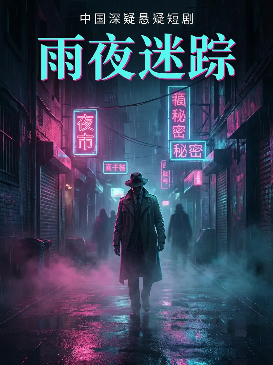 激情播播 悬疑追踪短剧 - 雨夜迷踪海报